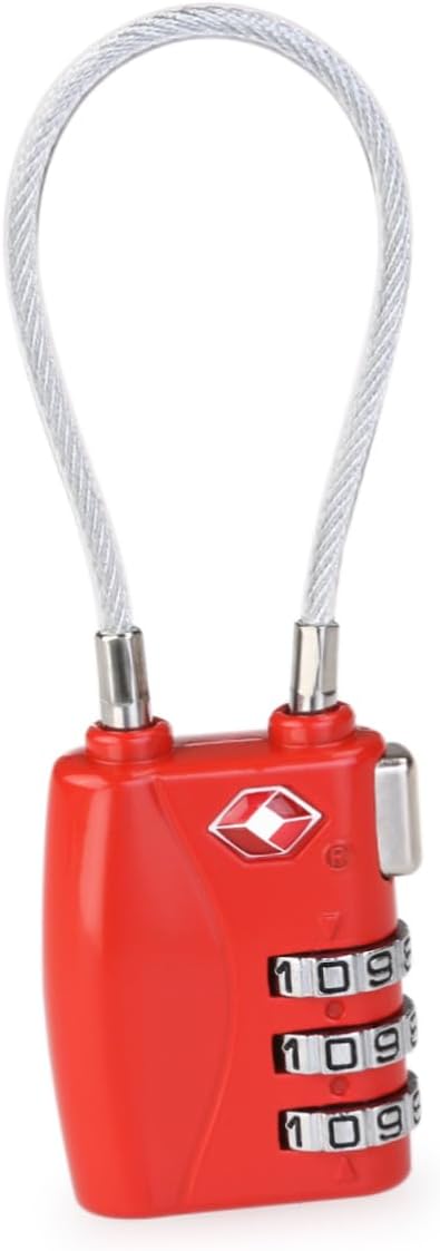 2pcs Padlock Combination Pad Lock Combination 3 Combination Loc TSA Lock for Luggage Combination Padlock TSA Approved Locks Password Box Luggage Lock