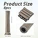 8pcs Spark Plug Heat Shield Sleeve, 2500 Degree Spark Plug Boot Protector Thermal Protection Insulator Sleeve Wire Heat Covers for LS1 / LS2 SBC BBC 350 454 Car Truck