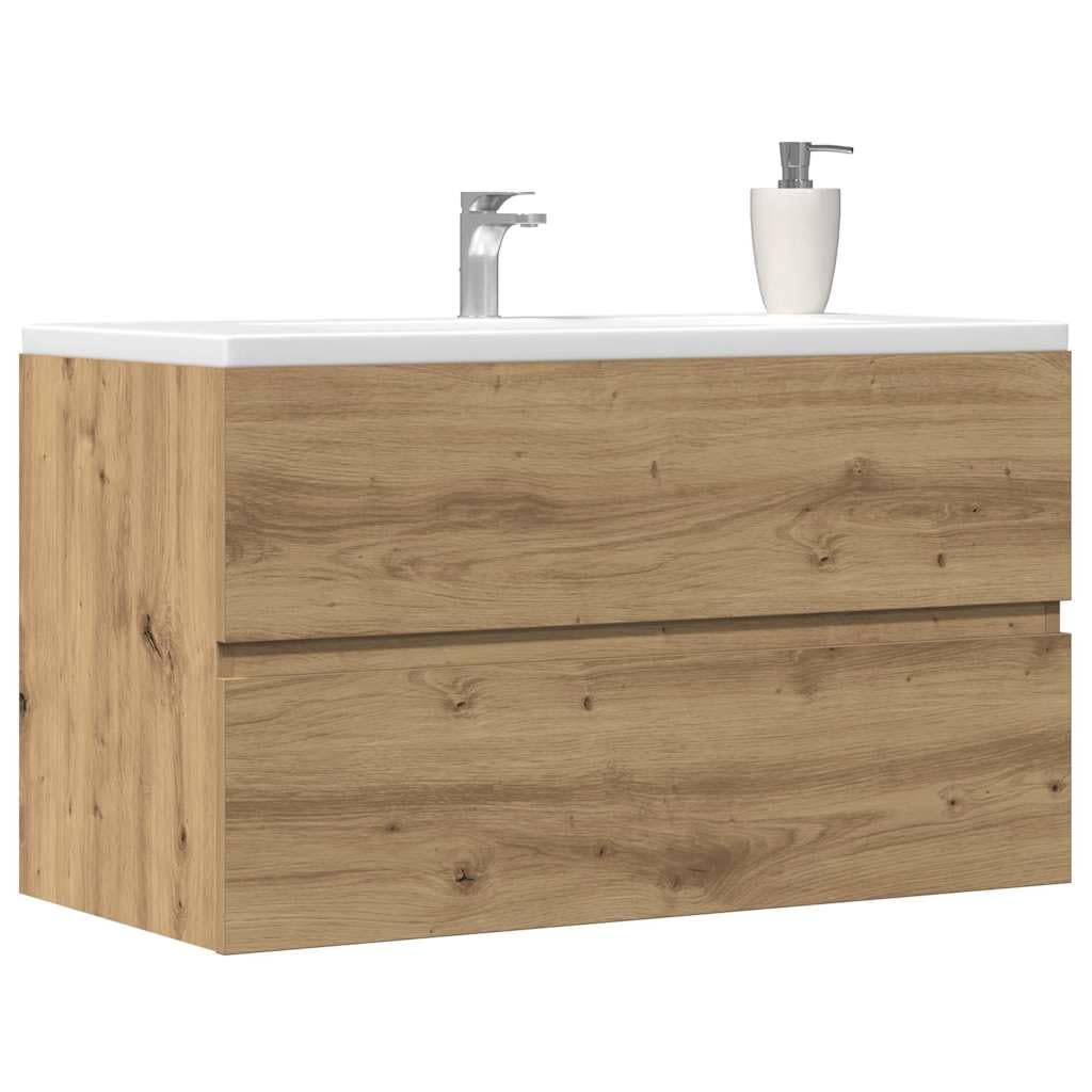 Armoire murale de salle de bain 80x38,5x45 cm Bois d'ingénierie Chêne