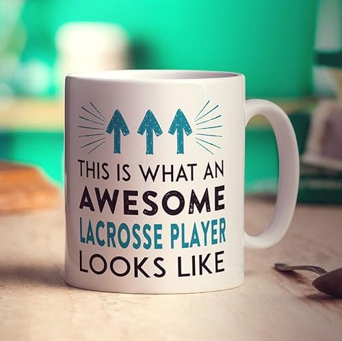 Printster This is What an Awesome Lacrosse Player Looks Like Mug - 11oz Ceramic Cup