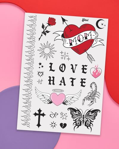 xo, Fetti Realistic Temporary Tattoos - 28 Styles | Fake Tat, Bachelorette Favors, Birthday Party Decorations, Cute Festival Accessory, Bridesmaid Favor, Bday Gift, Halloween Costume
