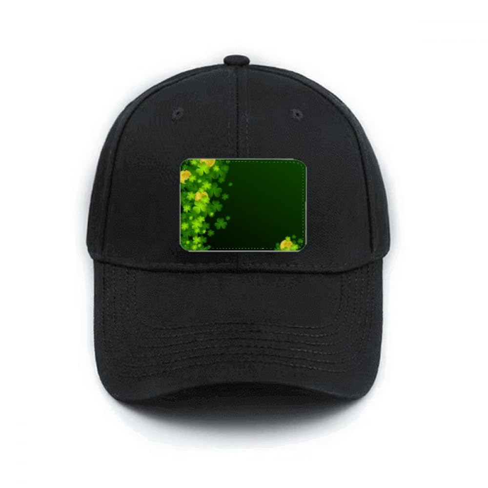 Casquette de baseball noire pour la Saint-Patrick d'Irlande réglable - 4
