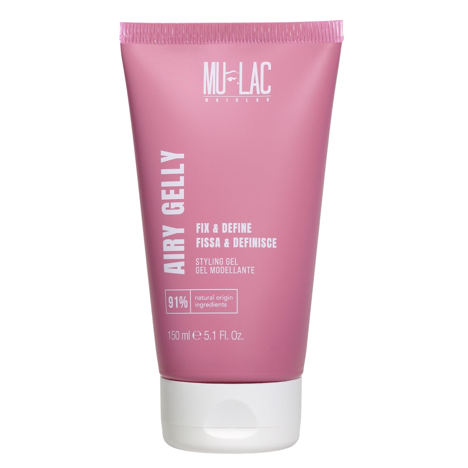 Mulac Cosmetics AIR GELLY Gel Modellante adatto a tutti i tipi di capelli Fissa e Definisce Vegan 150 ml