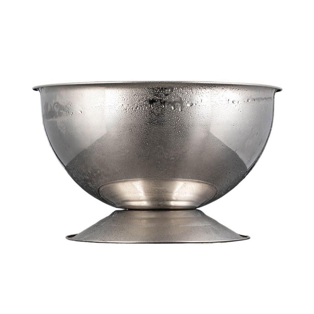 Przenośny Wanna do szampana o dużej pojemności Duży bar Wiaderko na lód Wiadro na wino do użytku domowego Wanna chłodząca napoje Impreza(Silver)