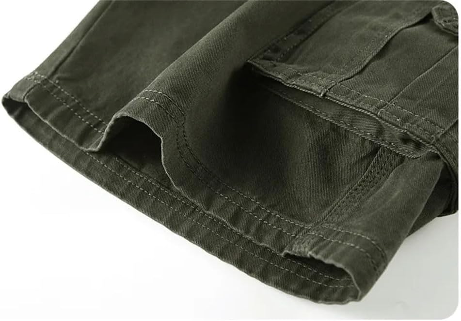 Men's Summer Workwear Casual Versatile Shorts with Multiple Pockets Loose and Comfortable Workwear Shorts