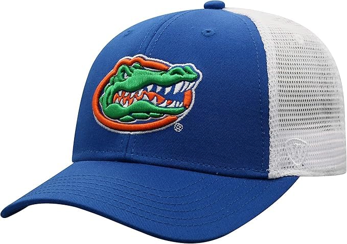 Collegiate Adjustable Trucker Hats (US Alpha One Size Florida)