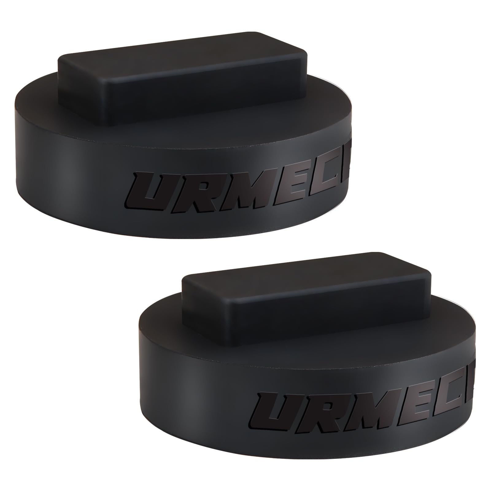 2Pcs Dual-use Lifting Axle Saddle Adapter Pads for BMW X3 X5 X6 X7, Compatible with 4-8 Ton Hydraulic Bottle Jack with 1.42" Recess, Car Trolley Floor Rubber Jack Pad Pucks for BMW and Mini