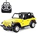 AIOJY Kinderspielzeug Jungenspielzeugauto Großes ferngesteuertes Automodell, das gegen Aufladen Einer Batterie widerstandsfähig ist. Ferngesteuertes Geländewagen Hummer (Color : Yellow)