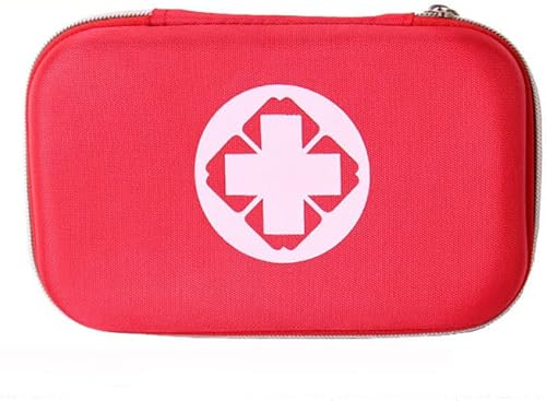 CRUVURBI - Kit de emergencia para primeros auxilios para coche, bicicleta, oficina en casa, bolsa médica, portátil, para viajes al aire libre,