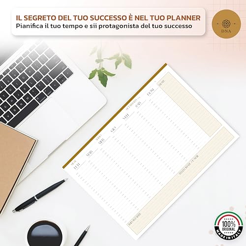 DNA-Planner-settimanale-scrivania-organizer-A4-279x21-con-fogli-a-strappo-planning-settimanale-da-tavolo-2024-senza-date-agenda-da-tavolo-personalizzabile-per-appuntamentii-A4