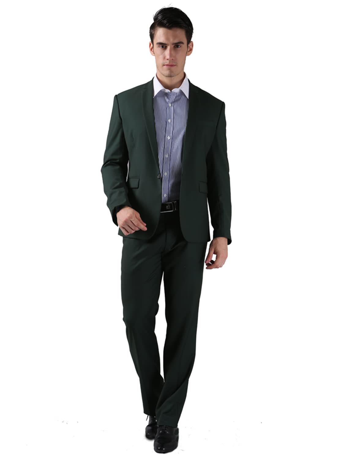 Uomo Vestito Un Pulsante Giacca Pantaloni Tempo Libero Quotidiano Notch Risvolto Smoking