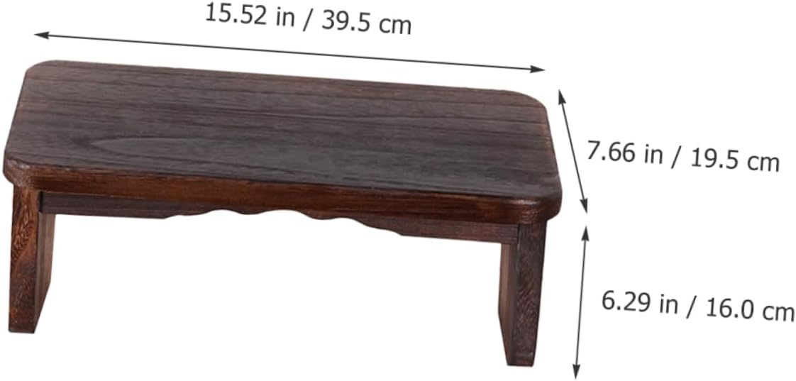 BESPORTBLE Foldable Wood Stool for Meditation Stool Bench Cushion Ergonomic Kneeling Chair