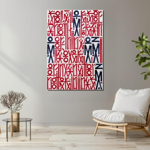 Art mural contemporain géométrique pour décorer un salon ou un bureau épuré