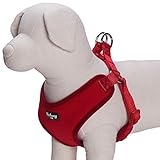 Blueberry Pet 4 Colors Better Basic No Pull Dog Harness Vest for Small Dogs, Rouge Red, Chest Girth 16