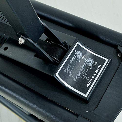 Image of Rowing Machine Foldable Resistance Adjustable Indoor Multi Functional Sports and Advanced Driving Belt System Super Smooth Slideway