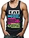 Eat Sleep Rave Repeat Men's Tank Top T-shirt