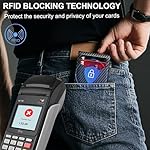 Wallet for Men Wallet with Slim Pop Up Card Holder for 12-14 Cards, RFID Blocking Bifold Minimalist Smart Wallet, Credit Card Holder with ID Window & Cash Slot, Compact Metal Card Case, Gifts for Men - Image 4