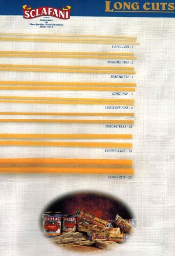 Perciatelli #22 Long Cut Pasta Case of Twenty (20) 1 .lb Pouches