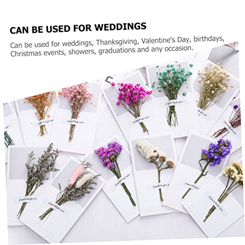 STOBOK 24Pcs Cartão De Respiração Do Bebê Cartões Em Branco Cartões Em Branco Flores De Casamento Ca