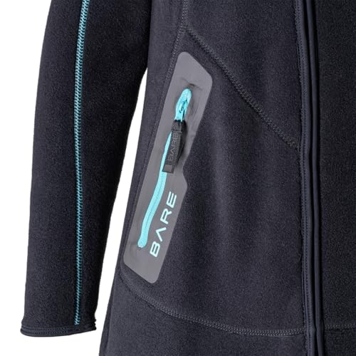 BARE Polar Stretch Mid-Layer, Full Suit, Women\'s | Designed to be Worn in Tandem with drysuit for Scuba Diving | Form Fitting | Quick Dry Material, Rapid Evaporation Keep You Dry (Large)