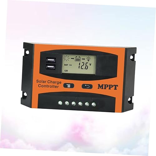 Miniatura 5 de Controlador de carga solar 12v Regulador Mppt 24v Cargador de batería solar Pantalla grande Salida USB dual