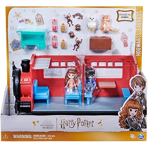 Wizarding World Harry Potter, Magical Minis Hogwarts Express Train Toy Playset with 2 Exclusive Figures, 10 Accessories, Kids’ Toys for Ages 6 and up Cover