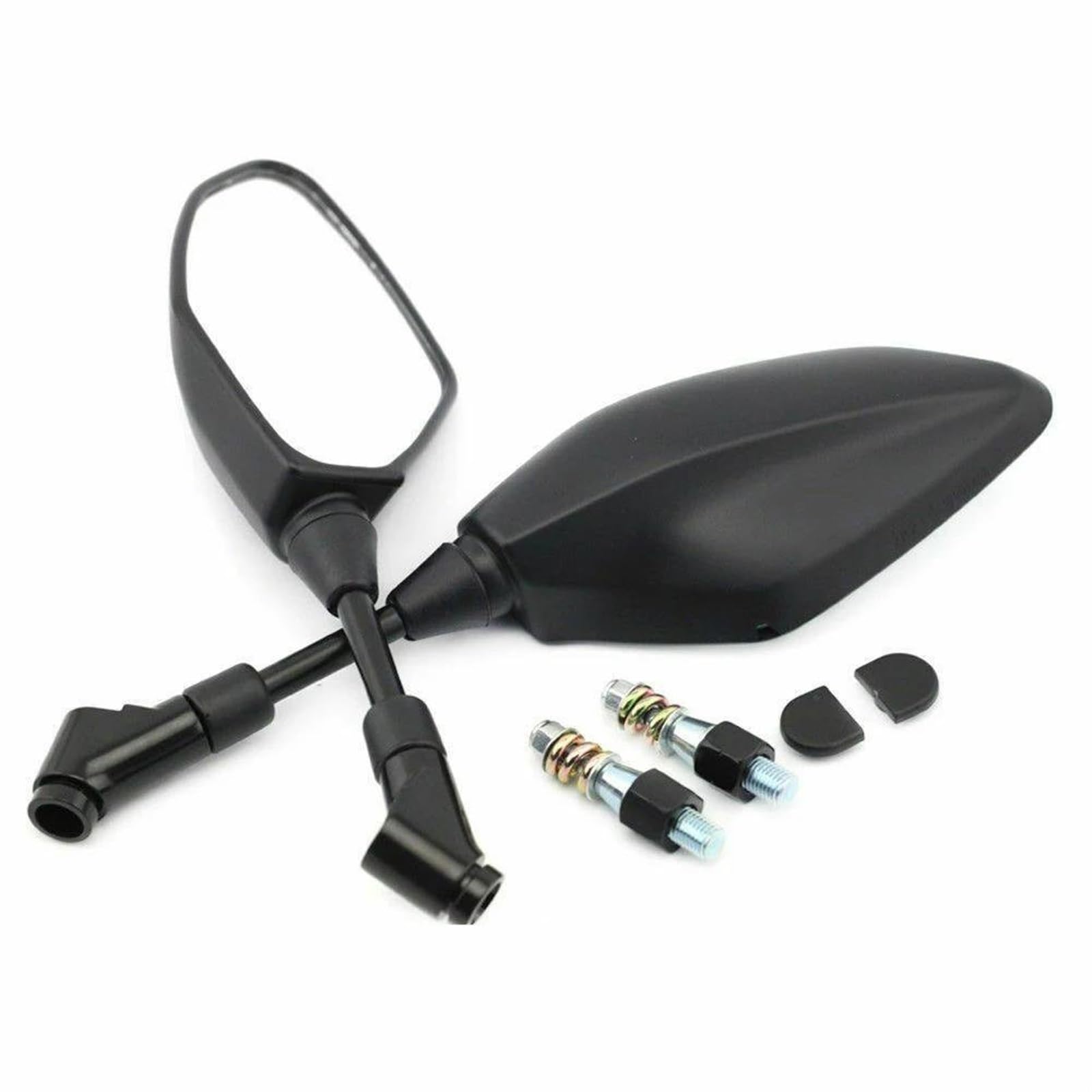 Espejos retrovisores Espejo Retrovisor De Motocicleta Piezas De Repuesto Giratorias Ajustables Izquierda Y Derecha para Y&amaha MT-01 MT-03 MT-07 MT-09 MT-10 1 par