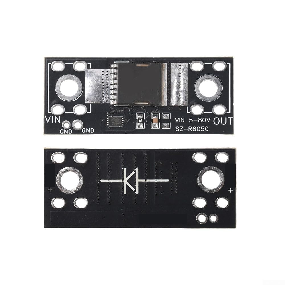 80V 50A For Ideal Diode Module Solar Anti-Reverse Charge Protection Board, 2mΩ Low Resistance High Current MOSFET for PV Battery System Backflow