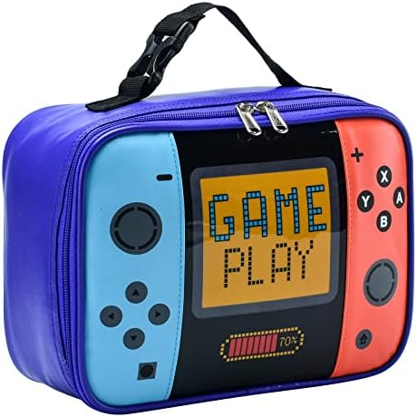 ZEGEIRI Kids Lunch Box Girls Boys Insulated Lunch Bag Back to School Reusable Lunch Tote Kit Game Play