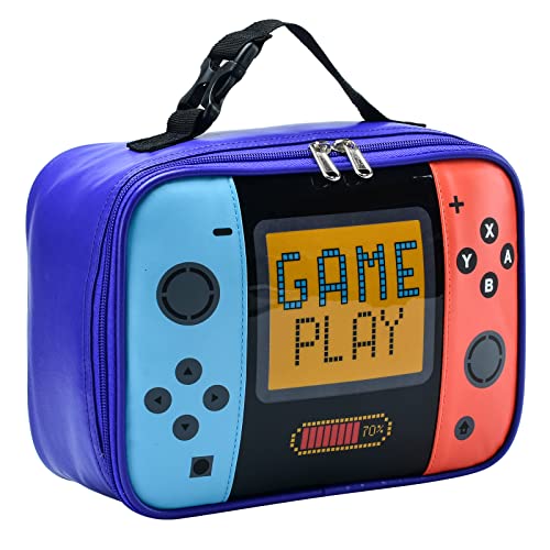 Kids Lunch Bag Insulated Back to School Reusable Tote Lunch Box for Girls Boys-Game Play by Jubi Pony - Used condition - CA$11.37