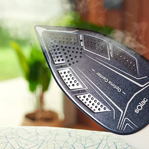 Solac CPB6100 Optima Center 3000 - Centro de planchado, 7 bares de presión, silencioso, 3000 W, Quick-Start en 30", golpe vapor 400 g/min, máx vapor constante 130 g/min, 1.5 L, cerámica, Multicolor - imagen 7