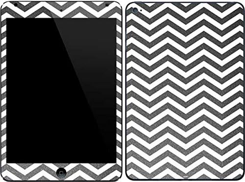 Skinit Decal Tablet Skin Compatible with iPad Mini 4 - Officially Licensed Originally Designed Silver Chevron Design