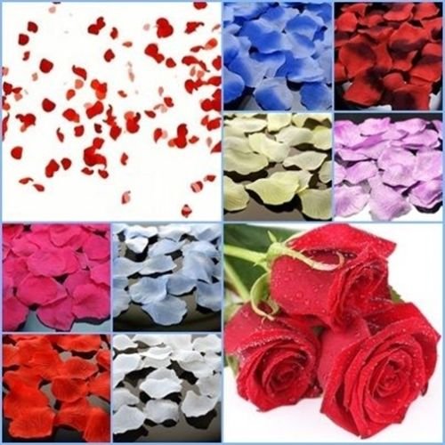PartyDeco Rosenblätter 500 Stück – Rote Streudeko Für Hochzeit & Feiern