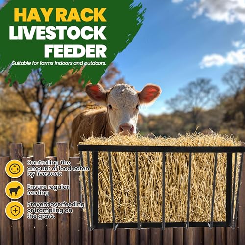 Kuafu BL2307 Hay Feeder Hay Rack Wall Mount Horse Goat Feeder thumb #1
