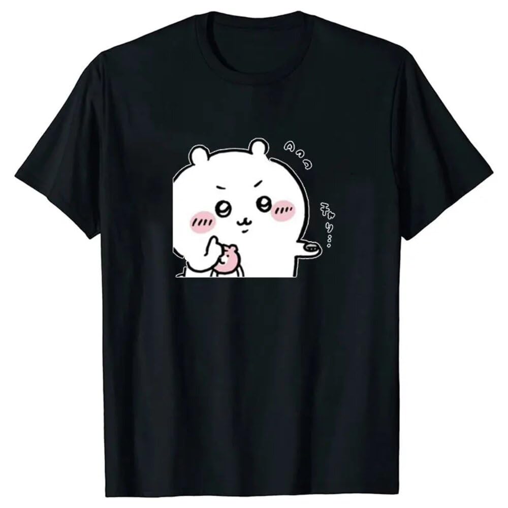 TRdUaNGS Anime Chikawa T Shirt Black 3XL
