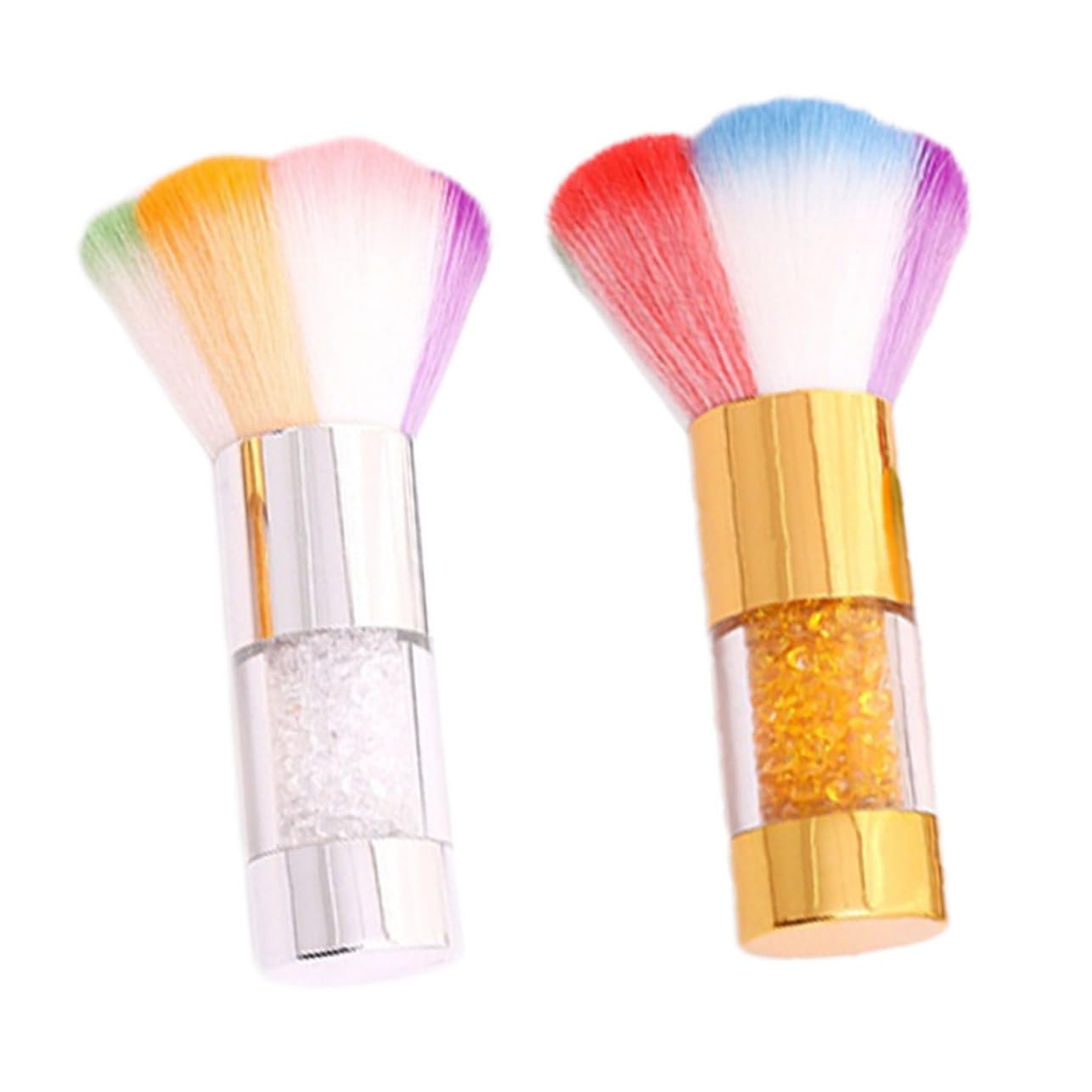 FRCOLOR 4pezzi Pennelli Per Blush Pennelli Per Trucco Multifunzionali e Argento Accessori Cosmetici Per Donne Per Uso Quotidiano e Professionale