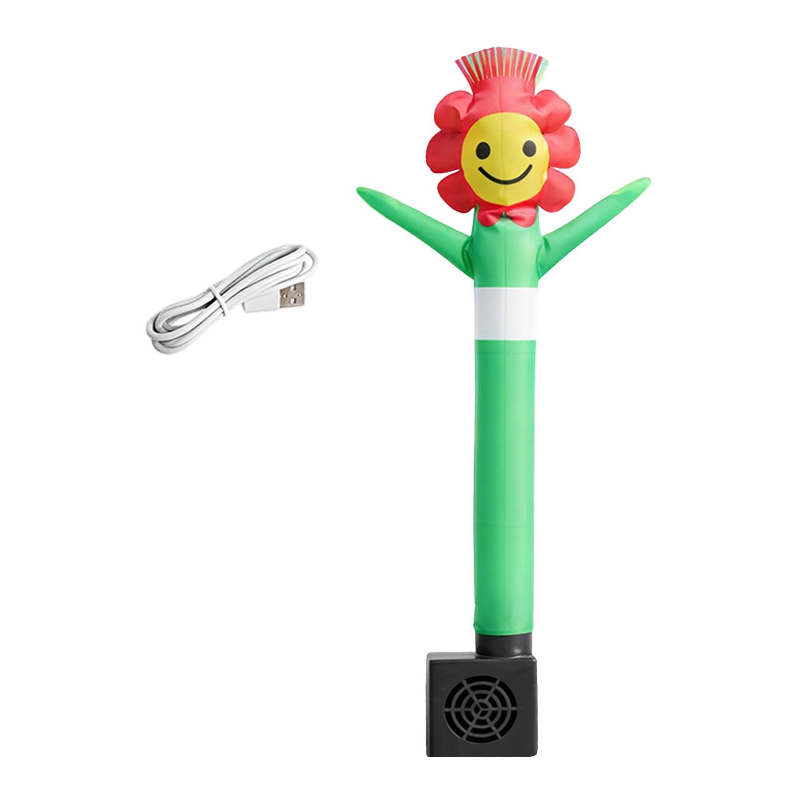 Wacky Waving Inflatable Tube Guy Sturdy Funny for Office White Elephant Gift Flower| Holiday & Seasonal Da©co | Christmas & Winter | Yard Da©co-image-6