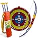 Kids Action Archery Bow And Arrow Toy With Set Of Target, Shoulder Strapped Quiver And 3 Suction Cup Arrows For Indoor And Outdoor Competition Game