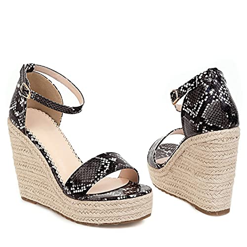 open toe ankle strap platform sandals