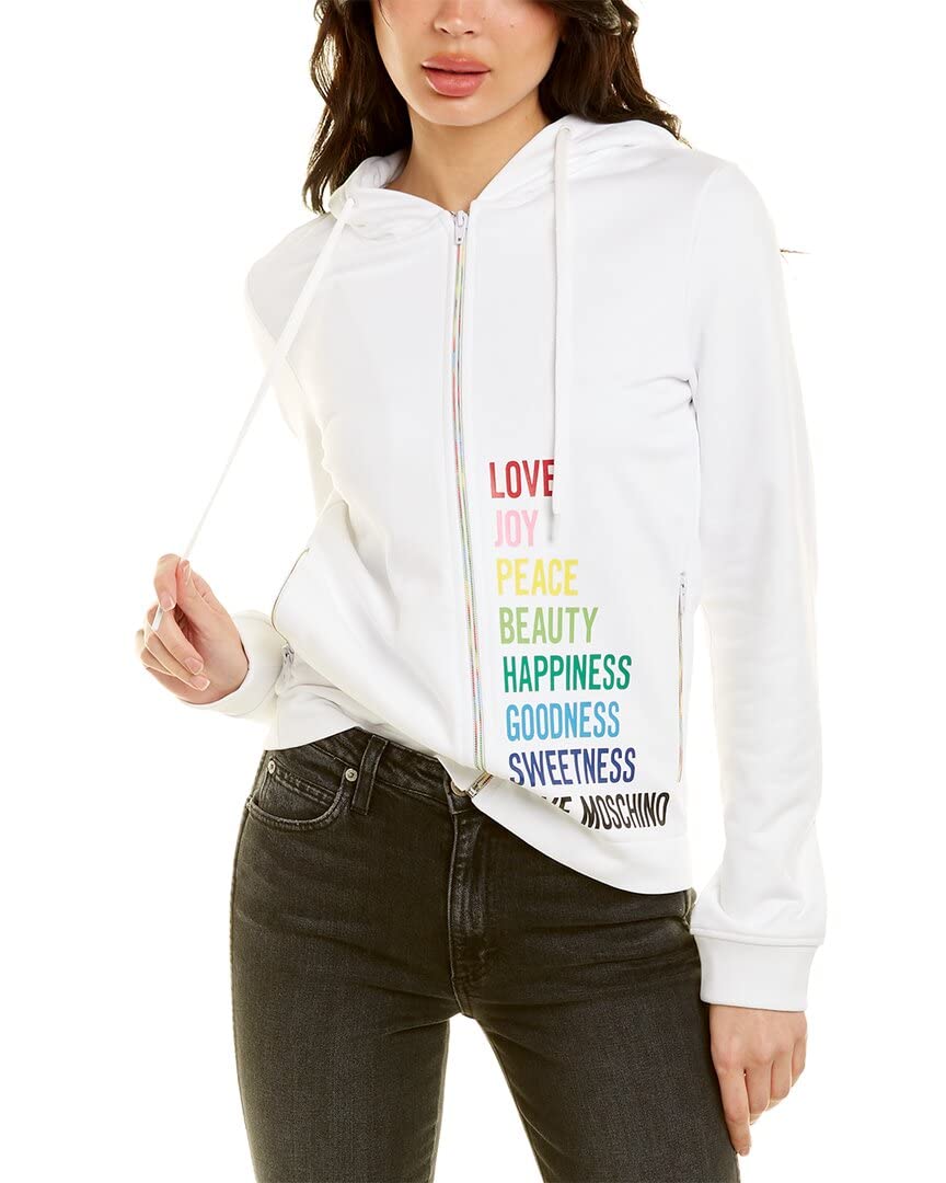 Love Moschino Rainbow Zip Hoodie