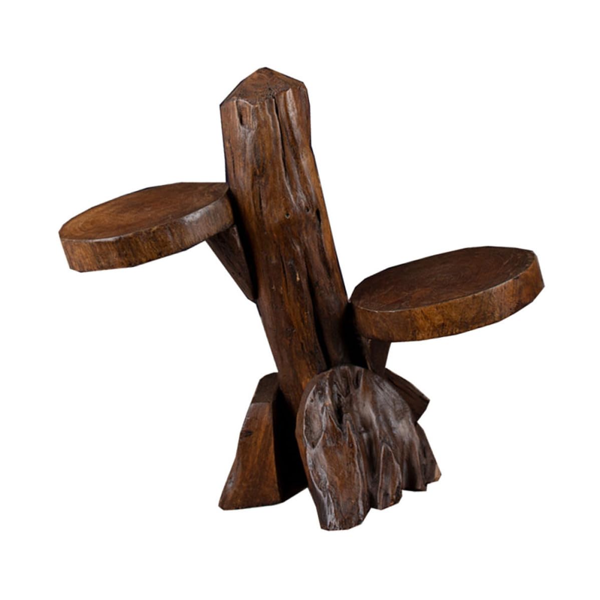 Tofficu Supporto Verticale per Piante Mini in Legno, Autoportante