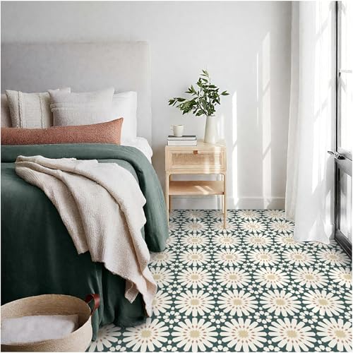 MORCART Peel and Stick Floor Tile - 20 PCS, 7.87"