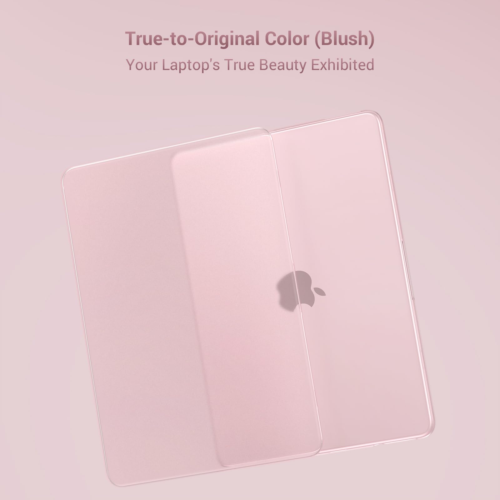 MOSISO Kompatible mit MacBook Neo 13 Zoll Hülle mit A18 Pro Chip 2026 A3404, 5-in-1 Kratzfest Hartschale Schutzhülle&Laptoptasche&Tastaturschutz&Displayschutzfolie&Webcam Abdeckung, Rosa