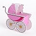 Produktbild 25 PCS Cute Baby Kutsche Form Candy Box Geburtstag Konfetti Baby Dusche Party Infant Kinderwagen Kutsche Design Candy Boxen rose