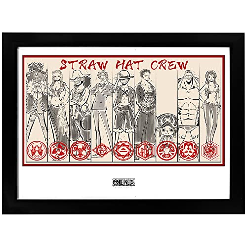 One Piece - Framed Print - Straw Hat Crew (12' x 16')