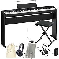 カシオ 電子ピアノ美品CDP-S110 スタンドと椅子付！ Casio CDP-S110 Digital Piano With X-Stand and Bench Black