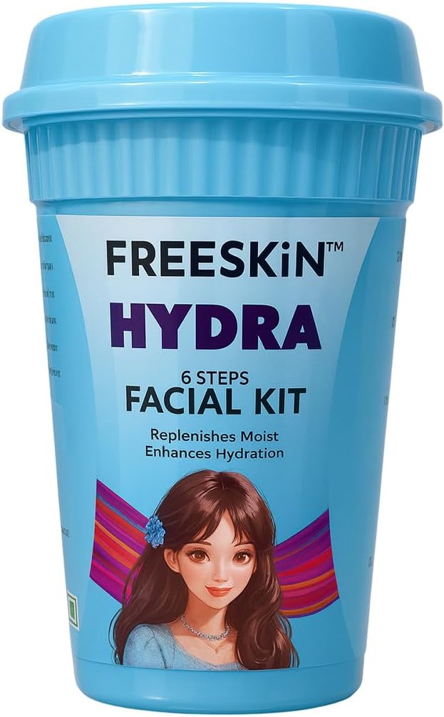 Hydra Facial Kit 6 Steps | Intense Hydration Boost for Dry & Dull Skin | Replenishes Moisture, Smoothens Texture & Revives Natural Radiance