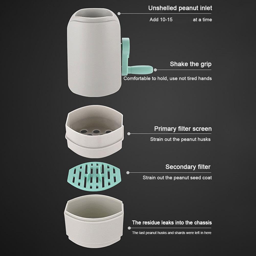 Automatischer Nussknacker - Handkurbel Nussschäler Für Pistazien & Erdnüsse