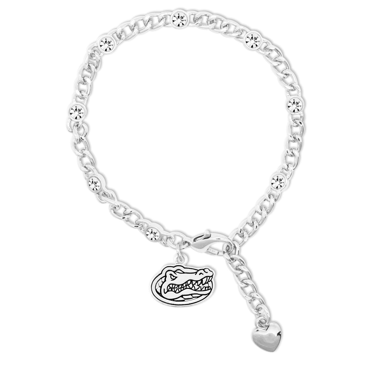 Florida Gators Silver Lydia Bracelet Jewelry Gift Licensed UF