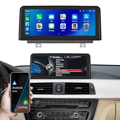 Car Radio for BMW 3/4 Series NBT System 10.25 Touch Screen Wireless Carplay/Android Auto for F30/F31/F32/F33/F34/F36 2012-2015 Years
